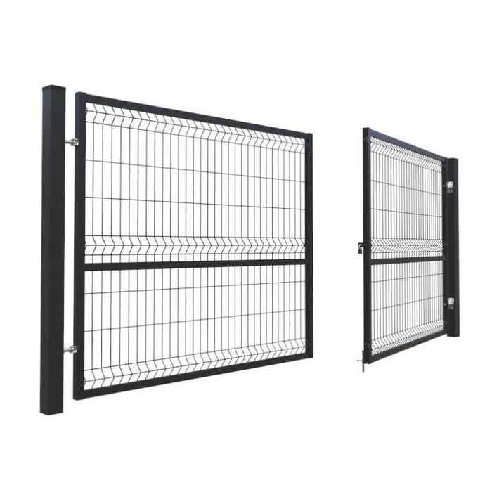 Nowa Brama panelowa 5m 500x152cm ,BRAMA 4m 400x152 SŁUPY Furtka
