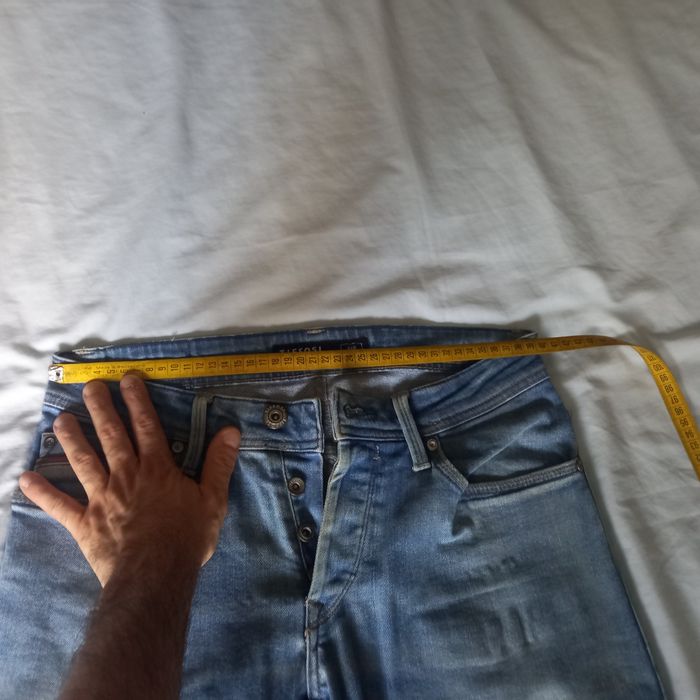 Calças azuis da Tiffosi para homem