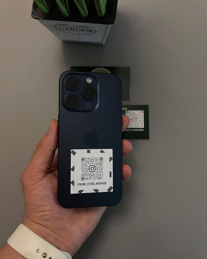 iPhone 15 Pro,512GB,Blue!!!Nevelock!Гарантия!Магазин!