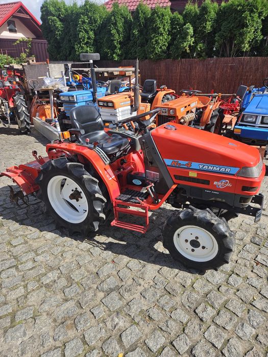 Yanmar KE4 4X4 14KM mini traktorek japoński ogrodniczy iseki kubota