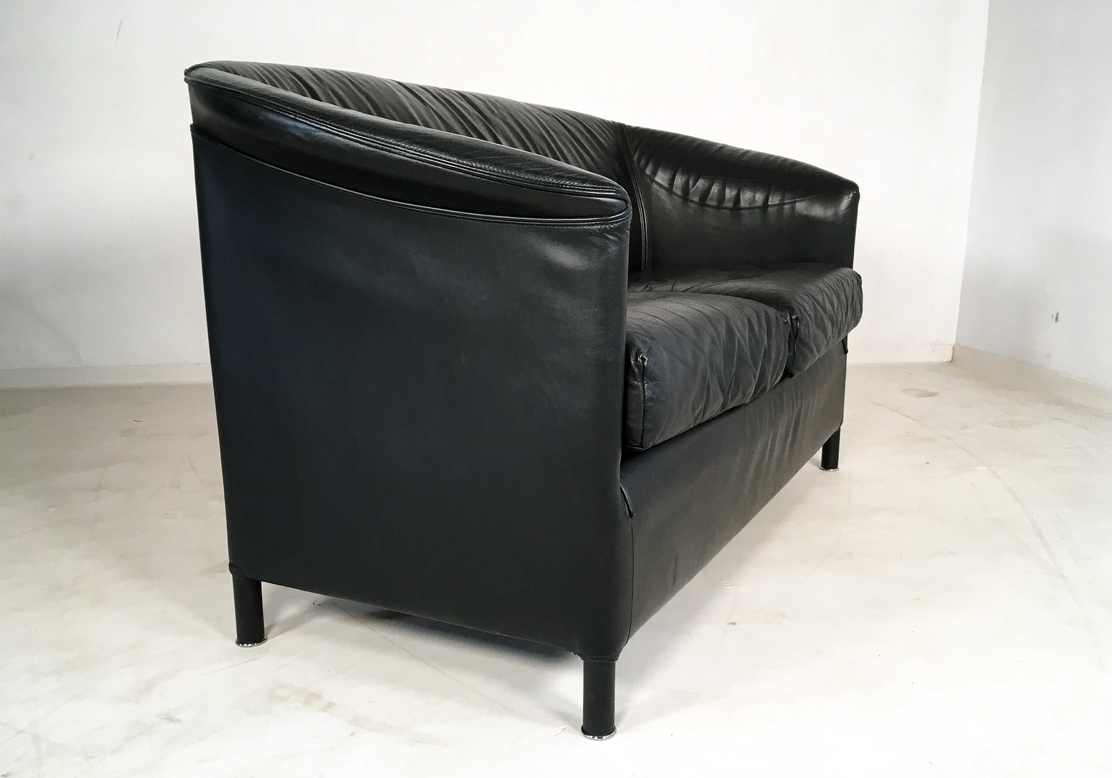 Wittmann sofa Aura proj Paolo Piva skóra lata 80 90 vintage design