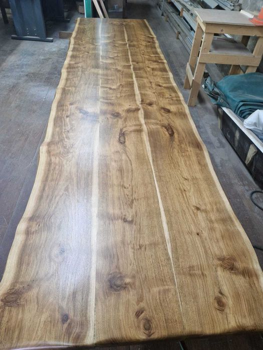 MESA RUSTICA EM MADEIRA MACIÇA DE ACÁCIA