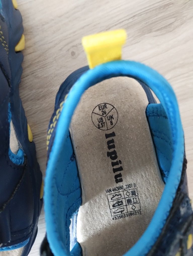 Sandały lupilu dla chłopca rozm.26