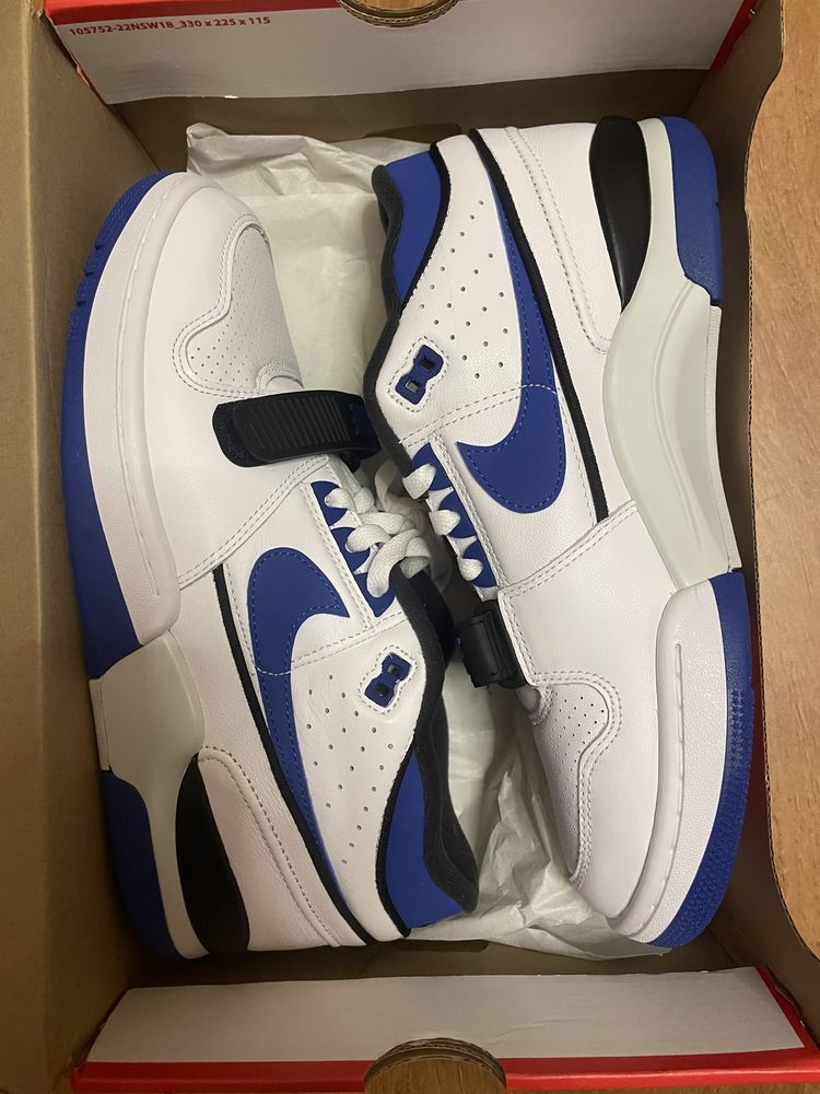 ОРИГІНАЛ! Nike air alpha force 88 white blue 9 us 27 см 42,5 eur шкіра