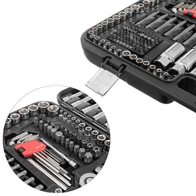 Набор инструментов 233 ед., Cr-V STORM INTERTOOL ET-8233