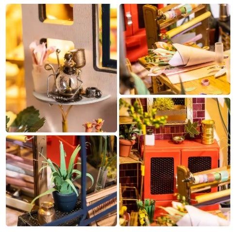 Kit de Montagem Maquete Florista