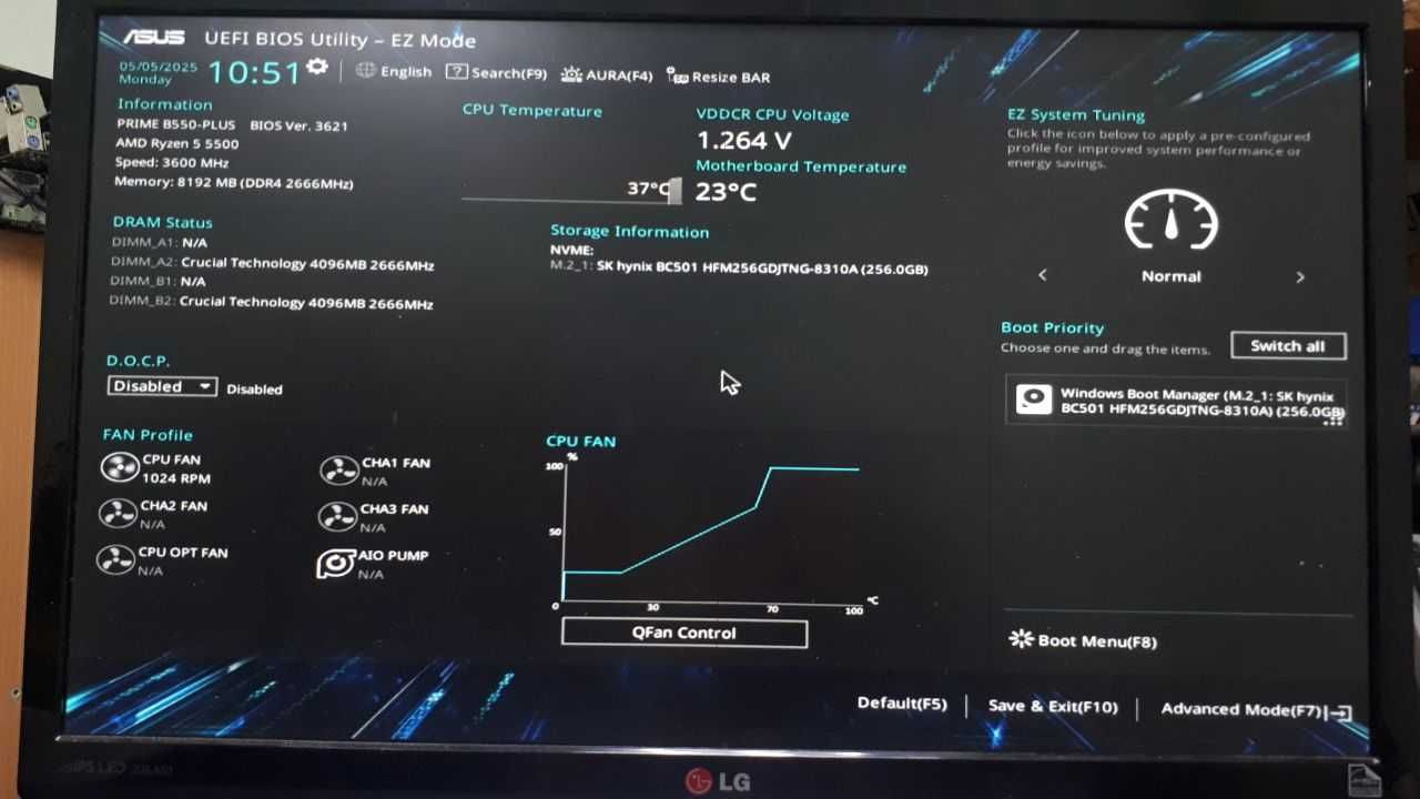 Материнська плата Asus Prime B550 Plus