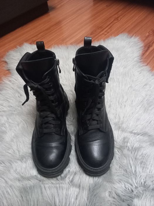 Зимові чобітки шкіряні