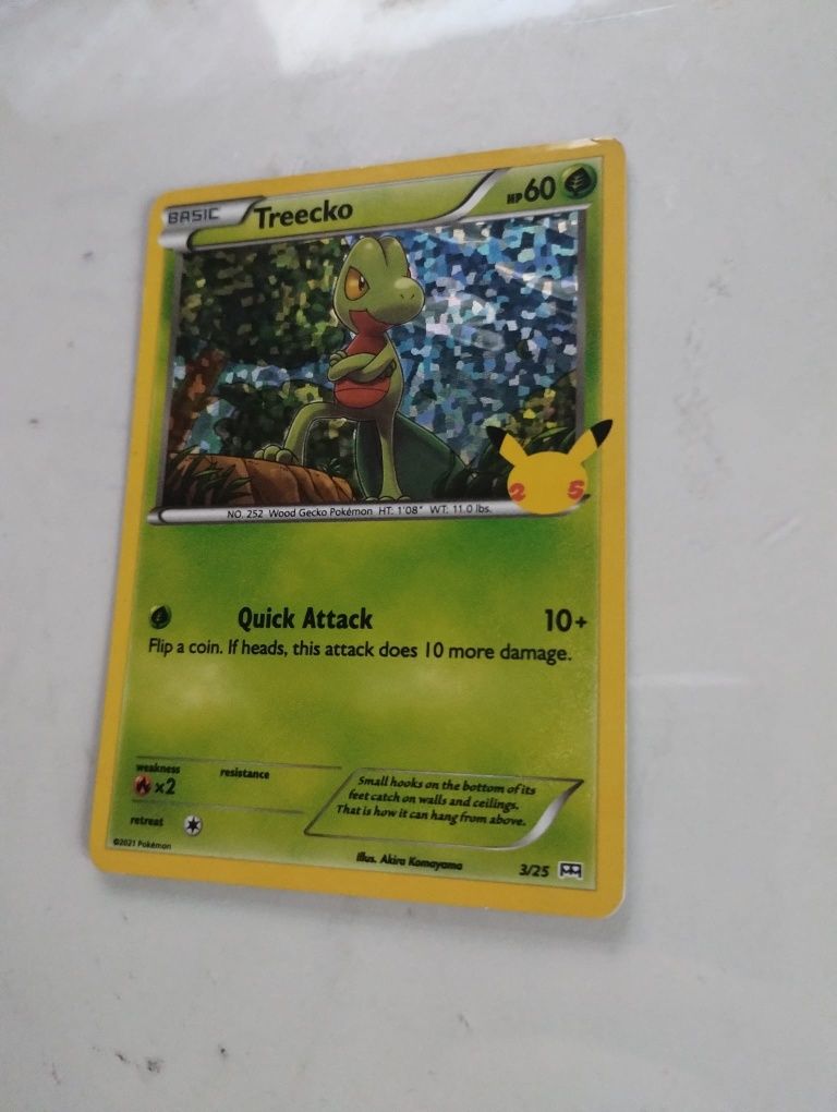 Karta Pokemon Treecko limittowana