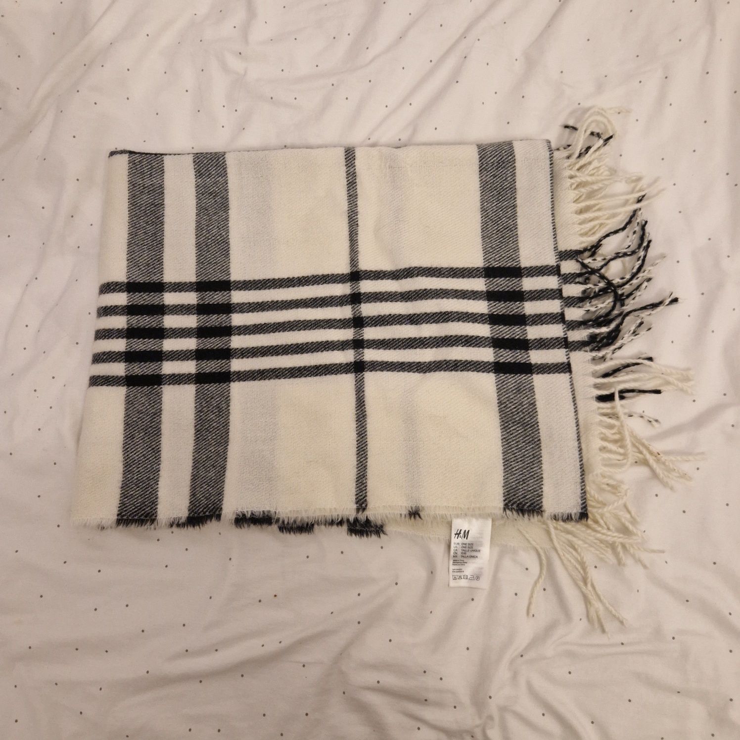 H&M szalik w kratkę