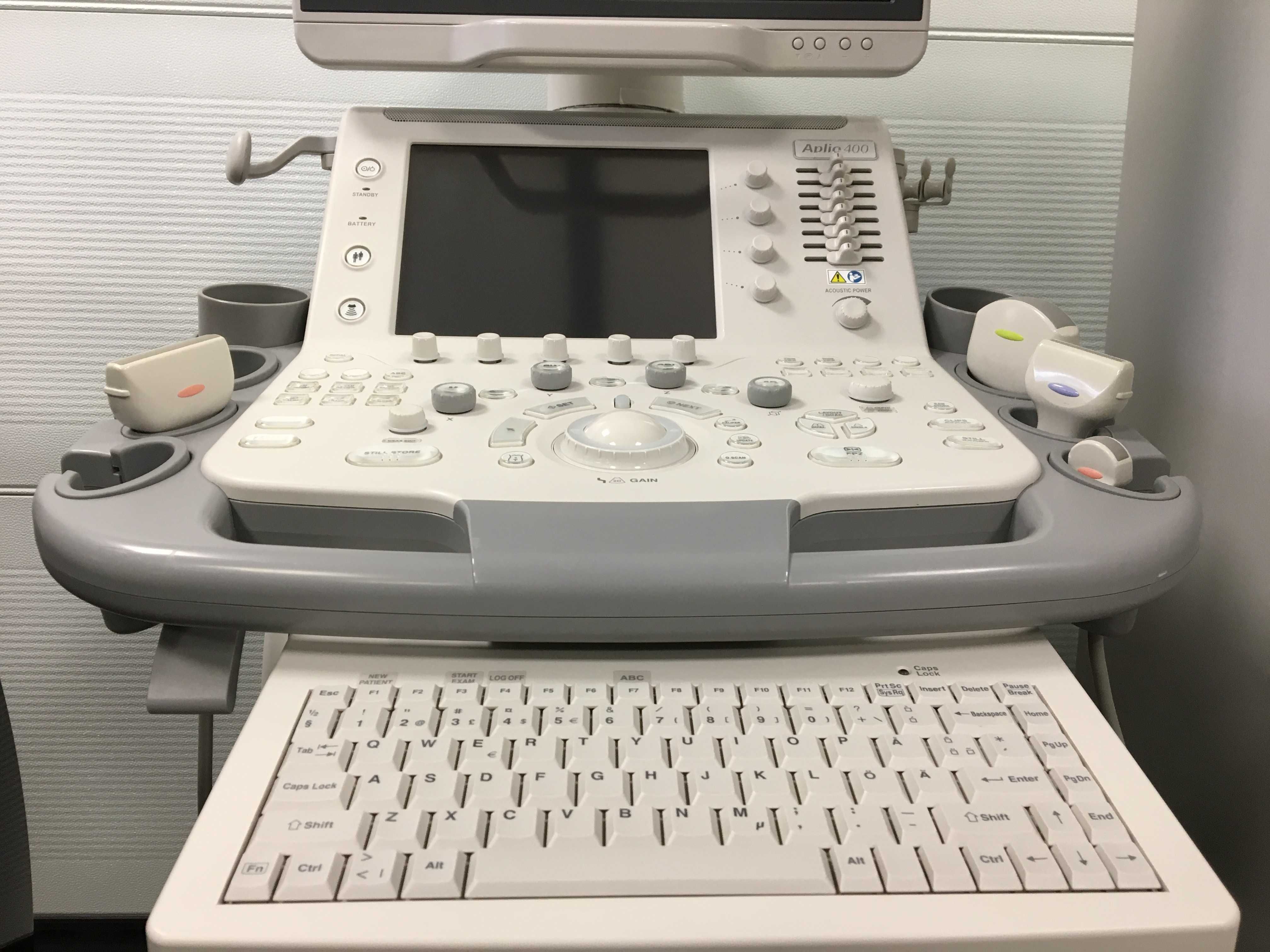 USG Aparat Ultrasonograf Toshiba Aplio 400 4 sondy