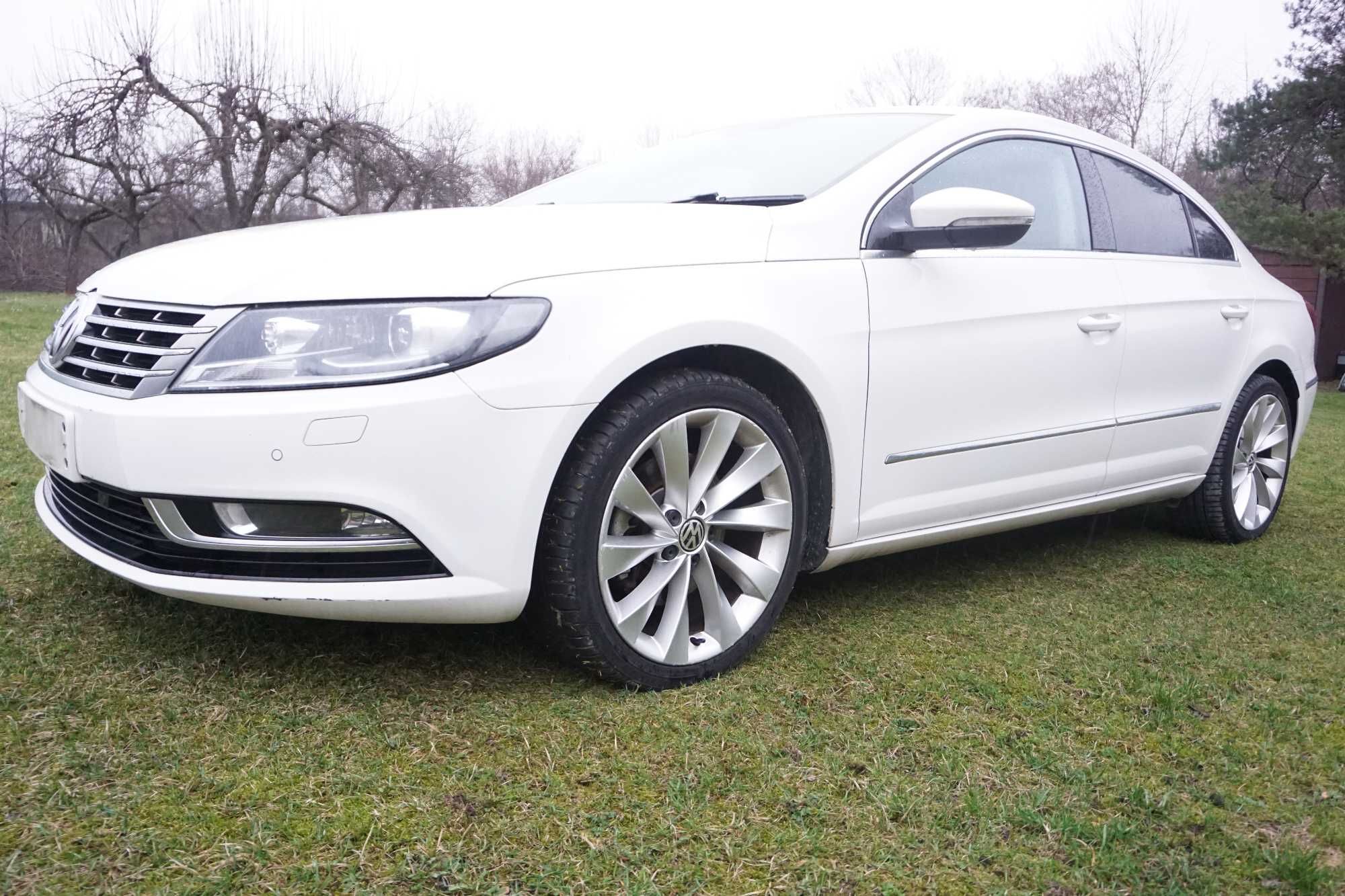 Vw Passat CC lift kompletny przód maska zderzak xenon Tdi Biały ***