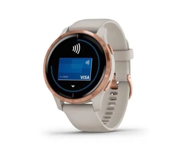 Смарт-часы Garmin Venu Розумний годинник (пісочний та золотий)