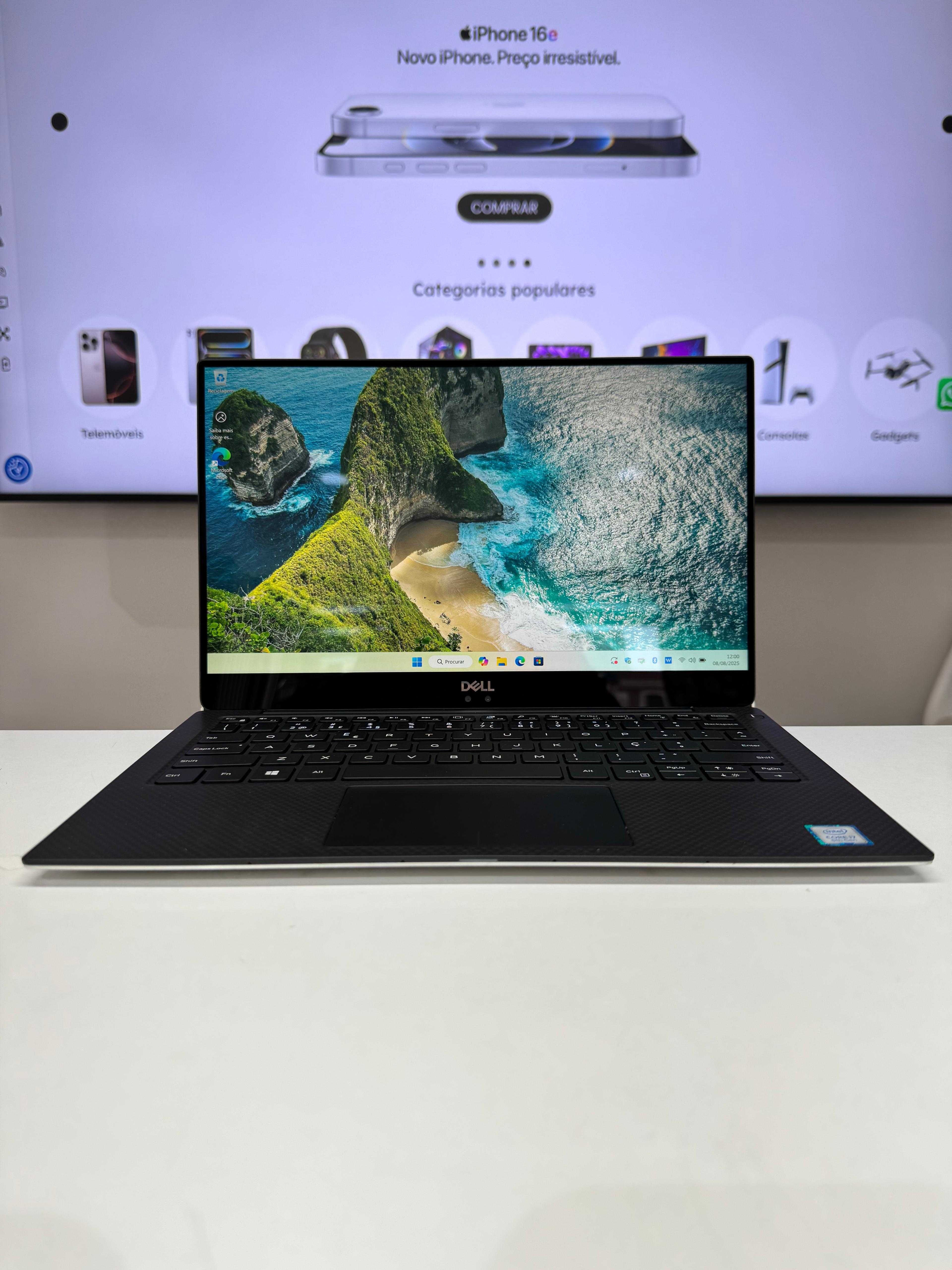 Dell XPS 13 9370 i7-8550U 16GB 500GB SSD 13.3″ Touch W11 - Loja Ovar