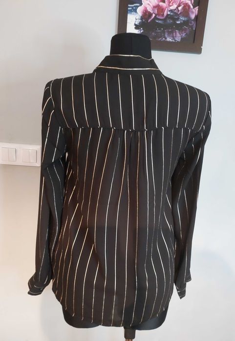 Elegancka bluzka z wiązaniem pod szyją S, M, L