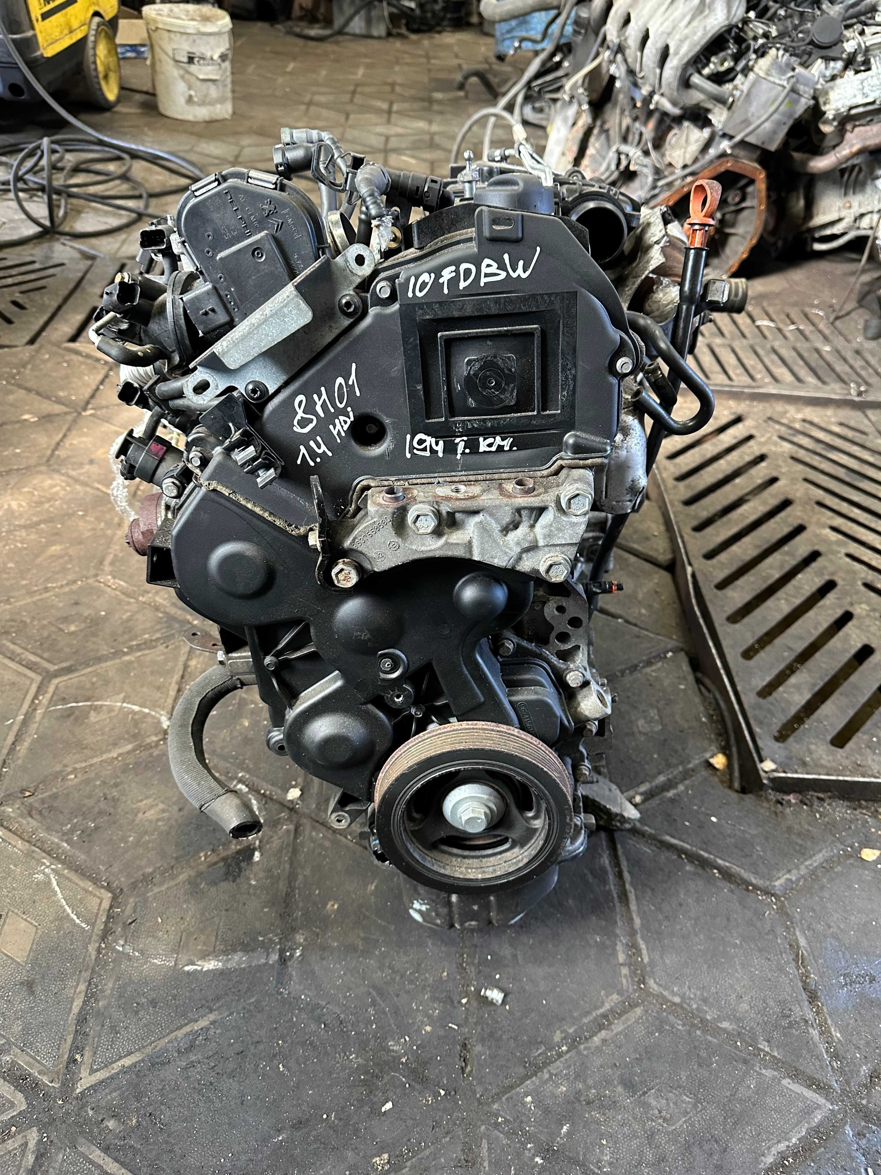 Мотор Двигун 1.4 HDI Euro 5 8H01 10FDBW Citroen C3 Peugeot 208