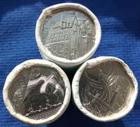 Три рола монет ЗСУ 2018 року ( Кіборги, Добровольці, 100 річча флоту )