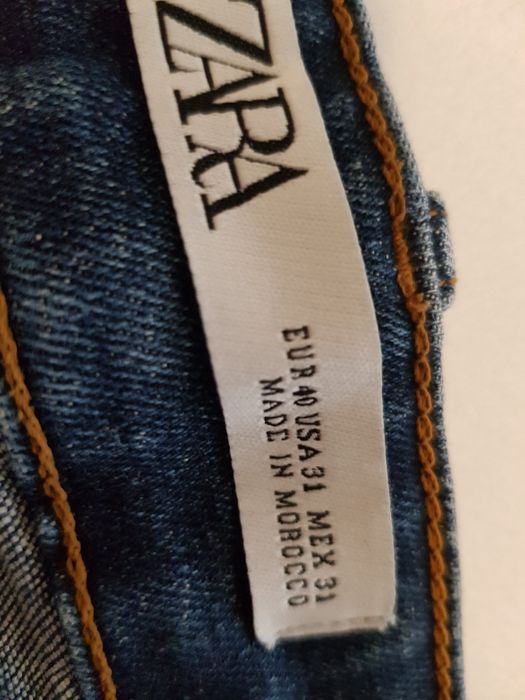 Jeansy Zara, rozmiar 40