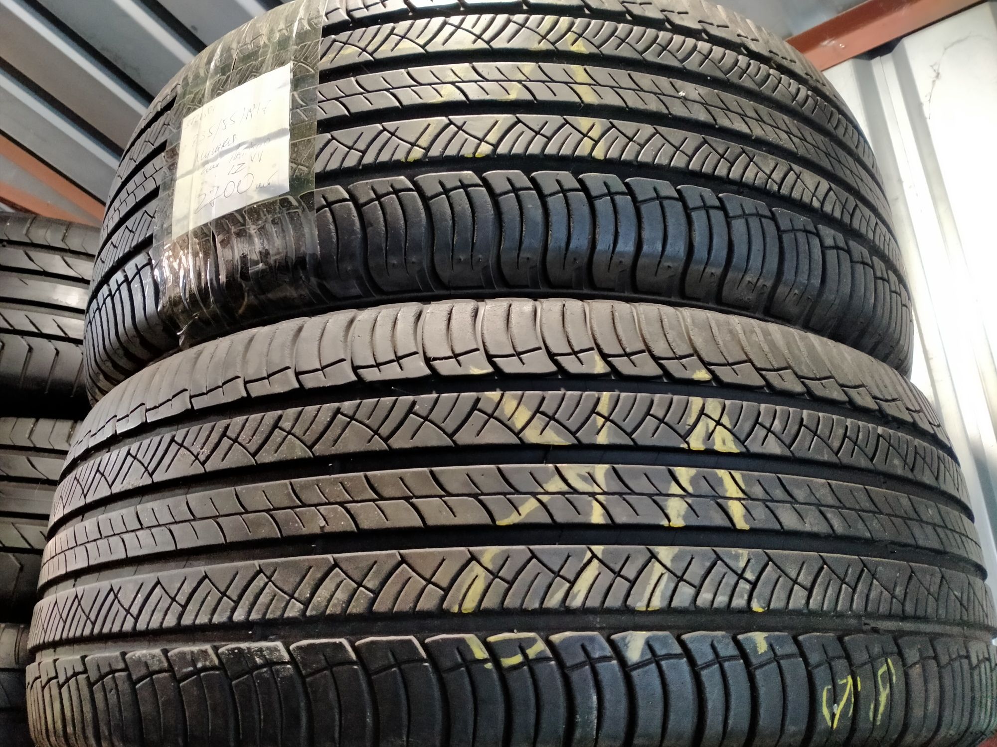 235/55/17 MICHELIN Latitude Мишелин 2шт Лето шины б/у