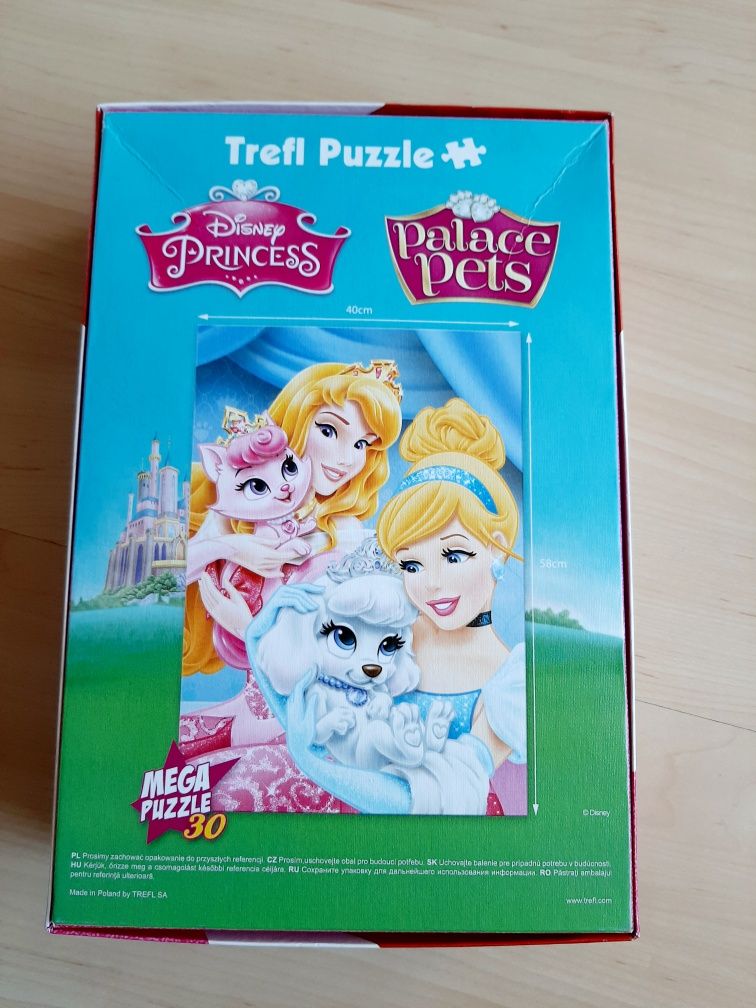 Mega puzzle 30 elem. Disney Princess, firmy Trefl