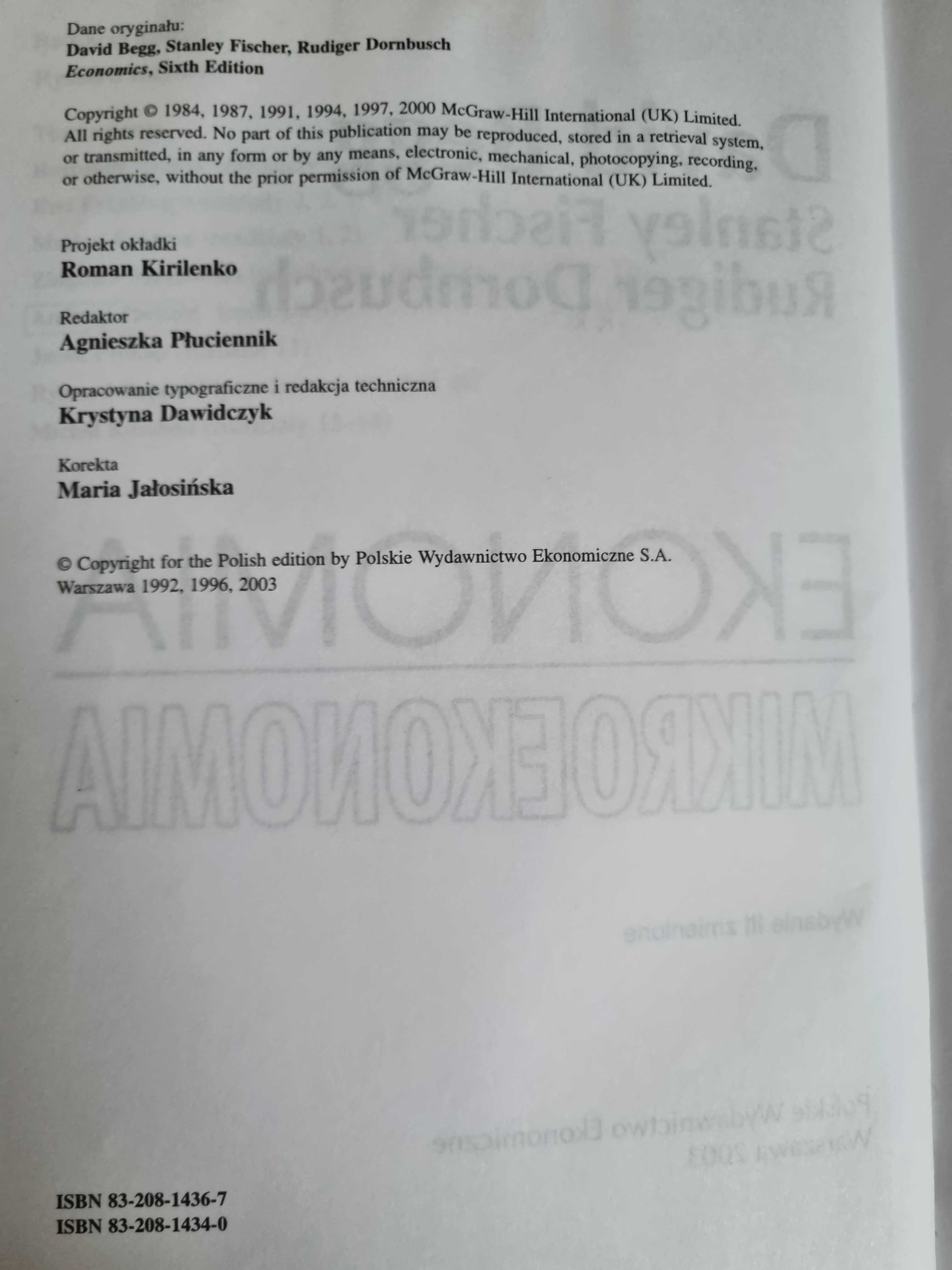 Mikroekonomia / David Begg, Rudiger Dornbusch i Stanley Fischer
