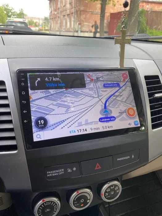 Radio Android 12 Mitusbishi Outlander 2005/2011 gps wifi Peugeot 4007