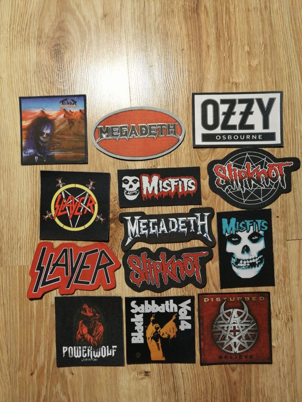 Naszywka Patch mosfits ozzblack Sabbath slayer slipknoty