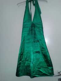 Sukienka zielona na różne okazje wesele bankiet bal studniówka