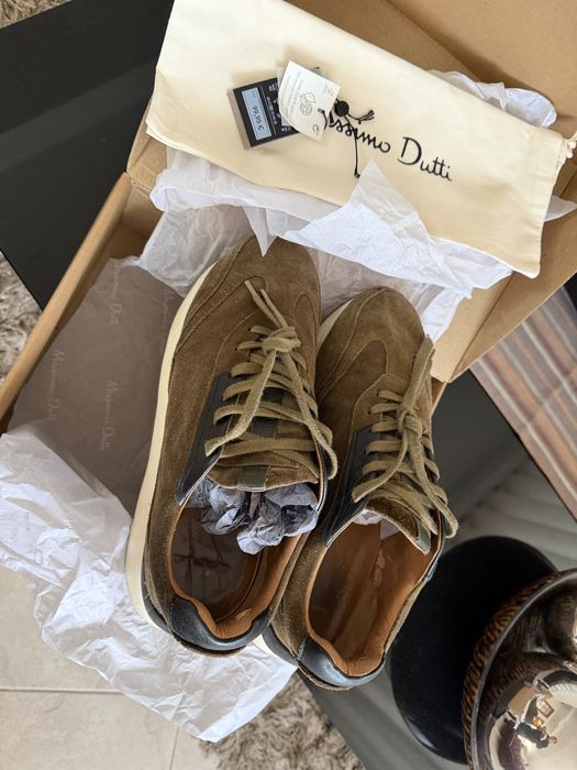 Sapatilhas Pele / 100% Camurça Massimo Dutti