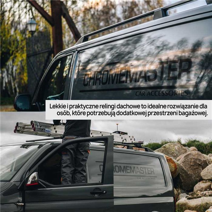 Relingi dachowe Renault Trafic Opel Vivaro long belki na dach 2 WZORY!