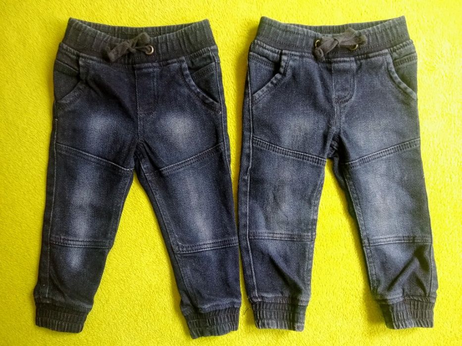 Dżinsy "motocyklowe" jeansy spodnie Lupilu 86 #takiesame #blizniaki