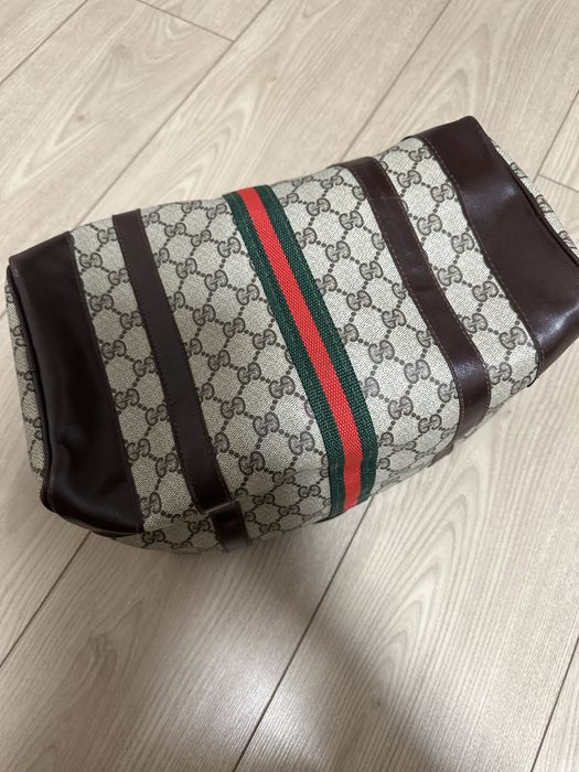 Vintage GUCCI Monogram Boston Top Handle Handbag