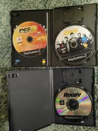 2 Jogos Ps2 - Pes6/Rugby