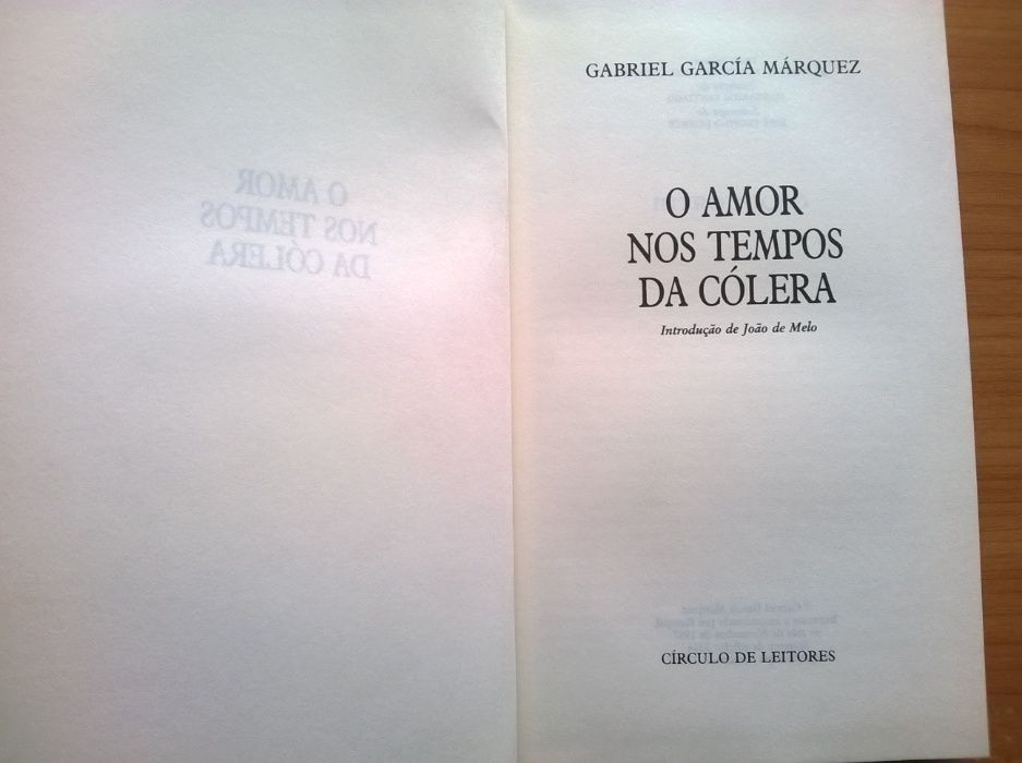 O Amor nos Tempos de Cólera - Gabriel Garcia Marquez