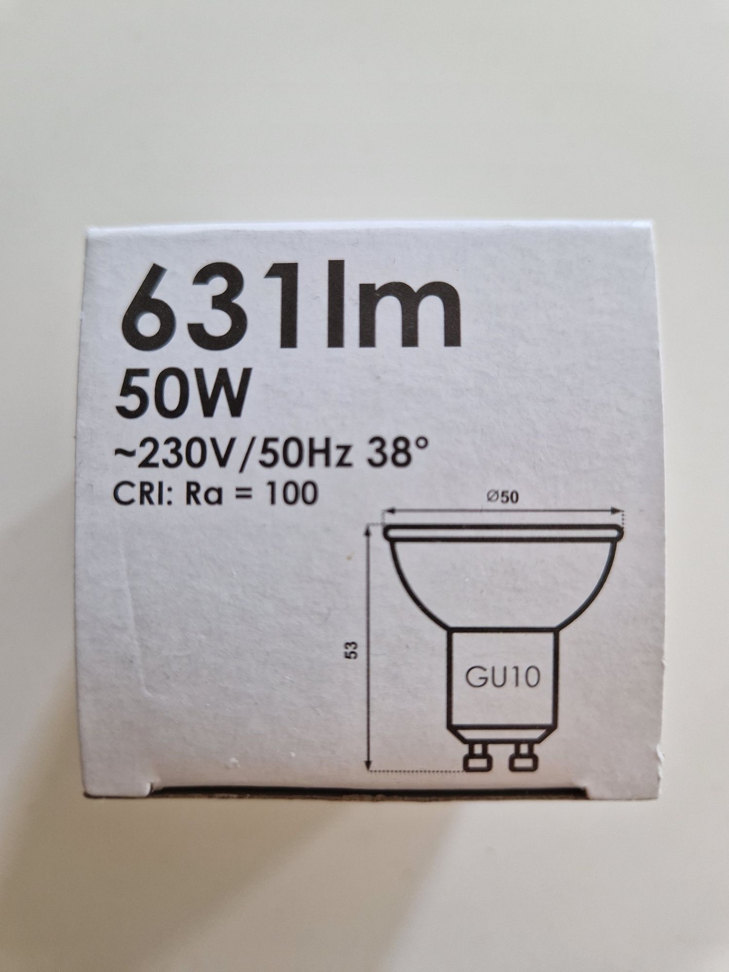 Halogen GU10 3000k żarówka halogenowa 50W