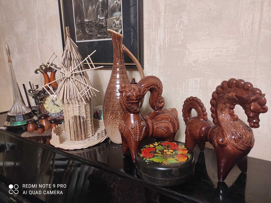 Статуэтки ссср Опошня  Лошадь и Баран