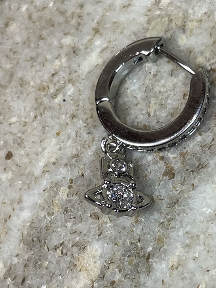 Vivienne Westwood Saturn Ring Earrings сережки серьги