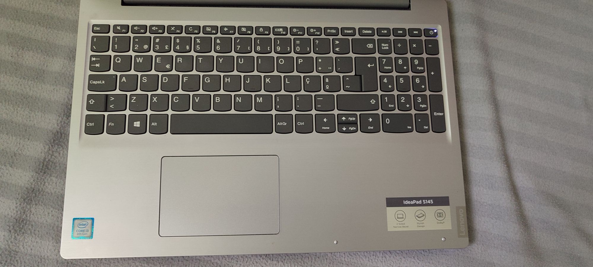 LENOVO Ideapad S145-15IWL i3 (modificar teclado)