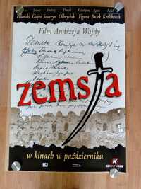 Plakat filmowy ZEMSTA/Wajda/Polański/Oryginał z 2002 roku.