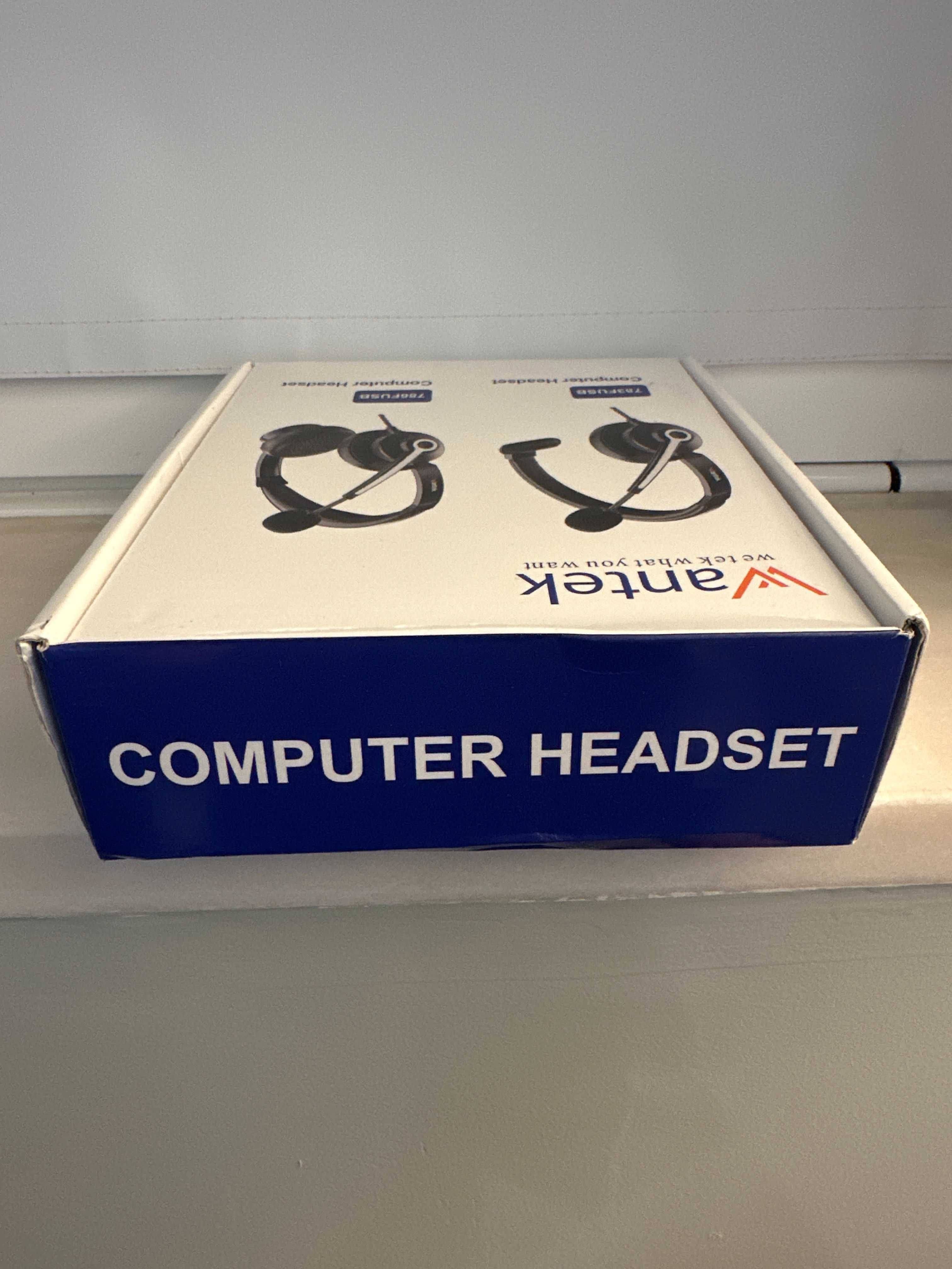 VENDO Headset Profissional Wantek 786FUSB c/ Microfone (NOVO na Caixa)