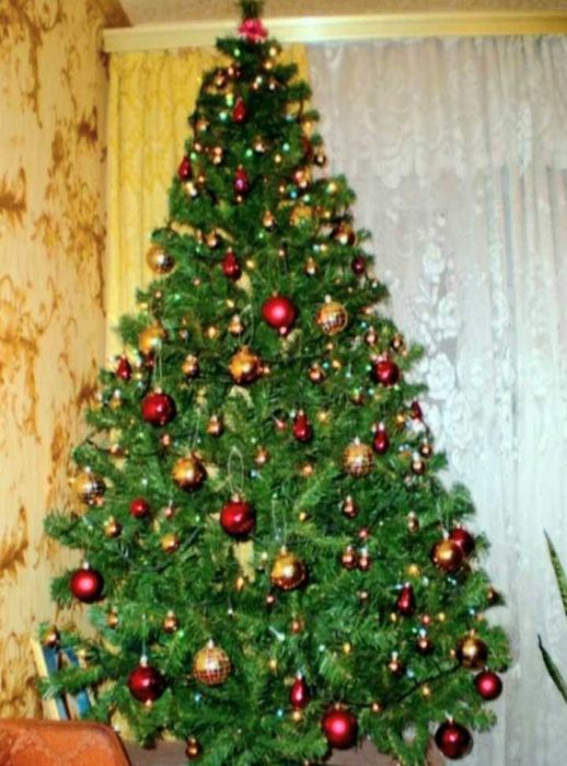 Ёлка искусственная 190 см .Ялинка штучна + игрушки.