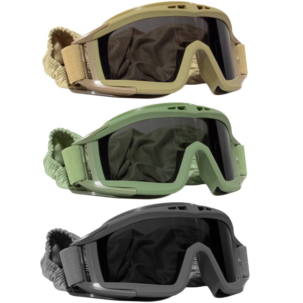 Защитные тактические очки-маска со сменным стеклом