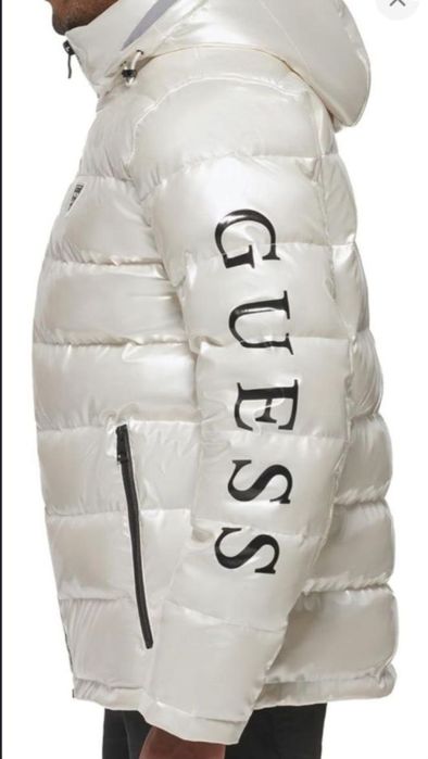 Оригінальна чоловіча куртка пуховик Guess