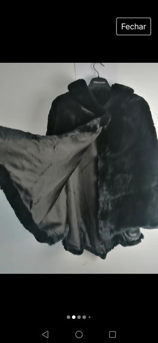 Casaco /Capa de pêlo verdadeiro, ROCCOBARROCO