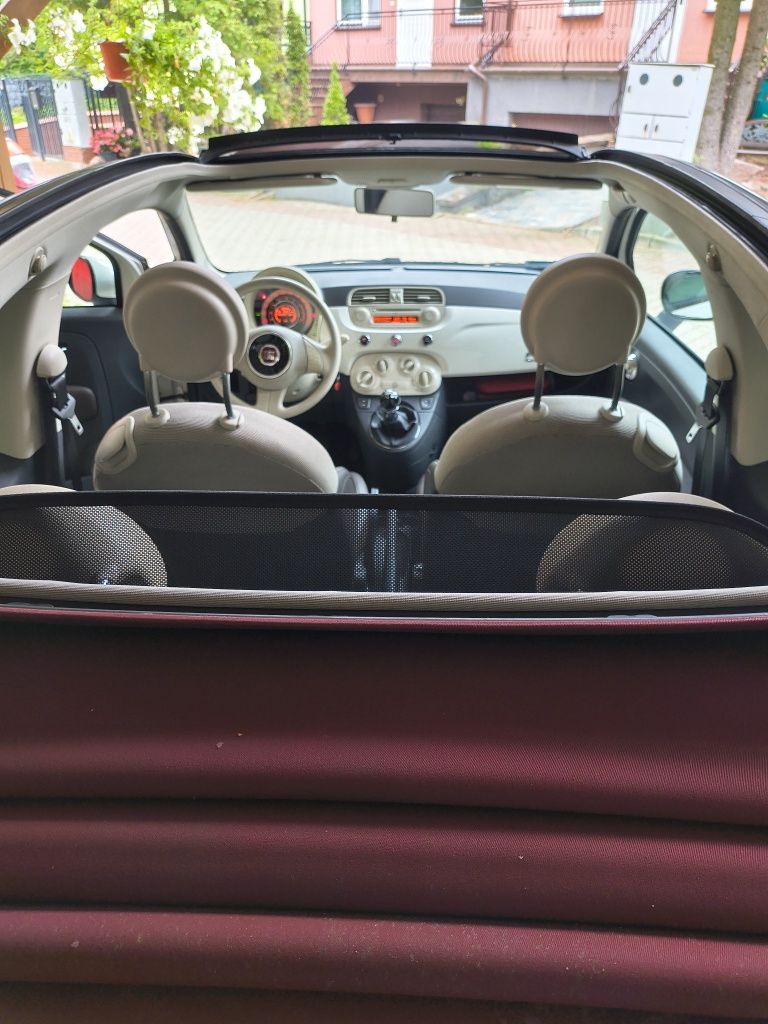Fiat 500 Cabrio Salon PL . Bezwypadkowy!