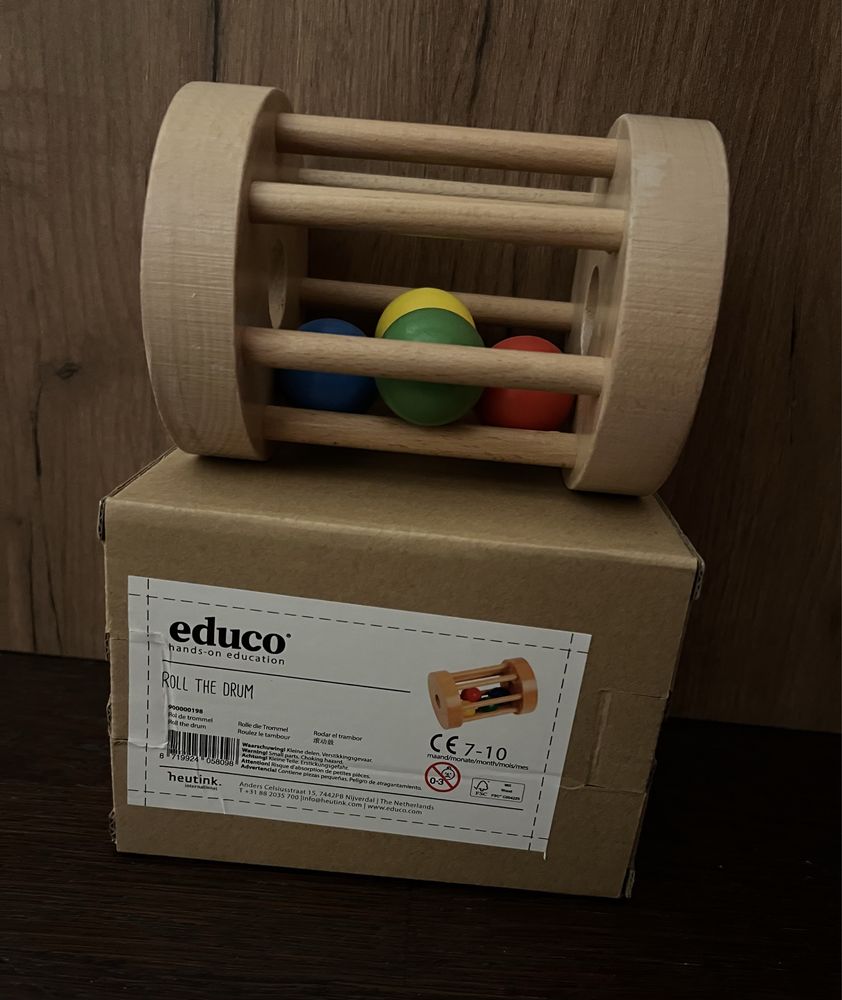 Educo walec niemowlecy Roll the Drum Montessori