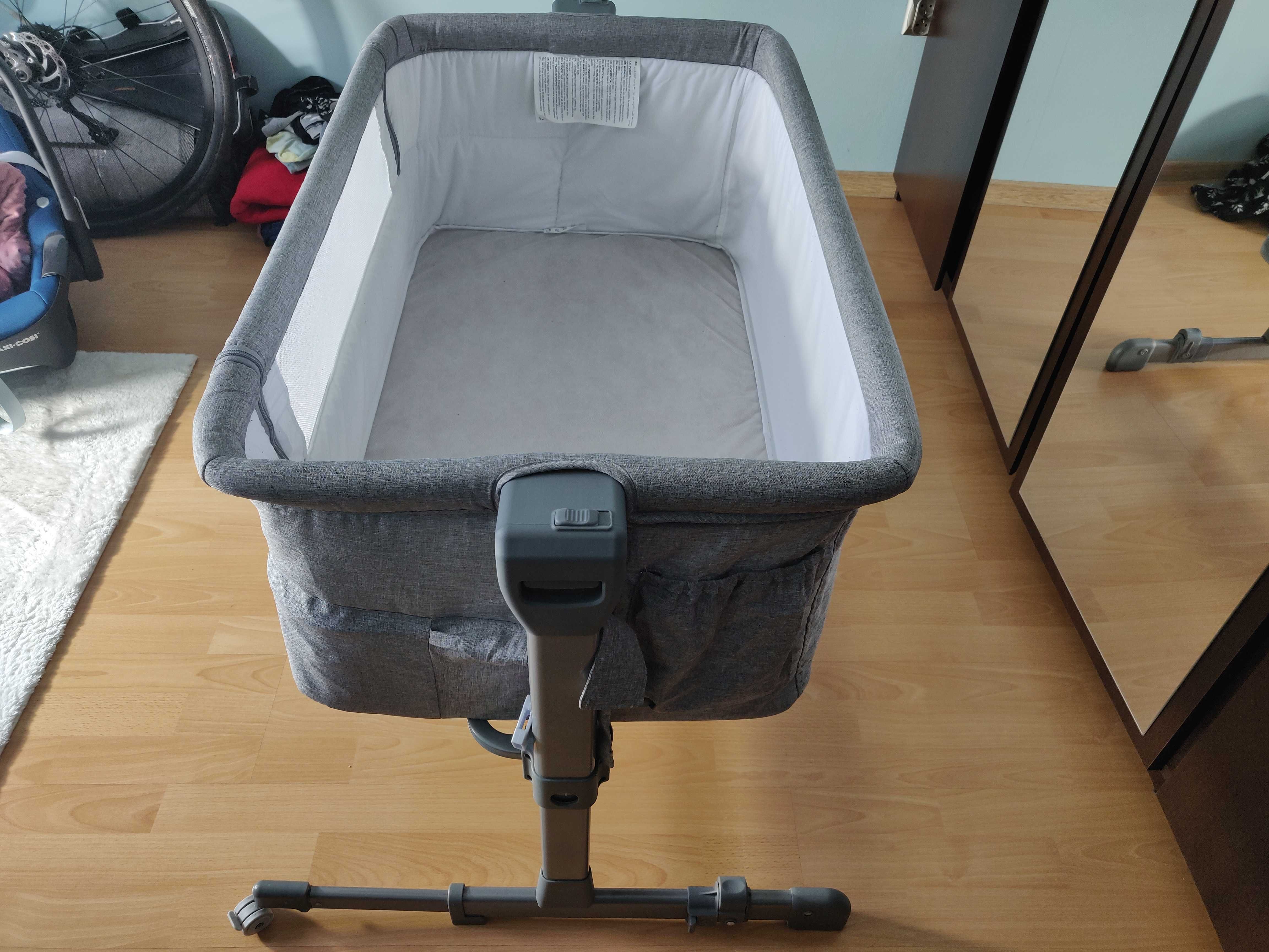 Łóżeczko dostawne Kinderkraft Neste Up dostawka dla niemowlaka