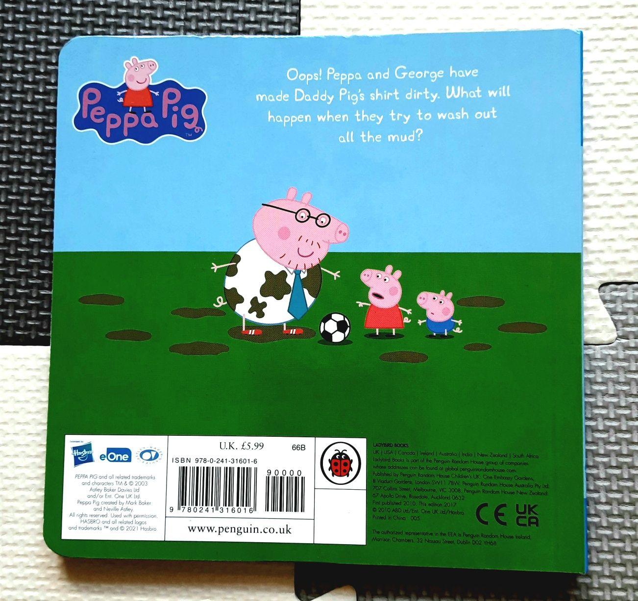 Peppa Pig Peppa's Washing Day książeczka po angielsku świnka