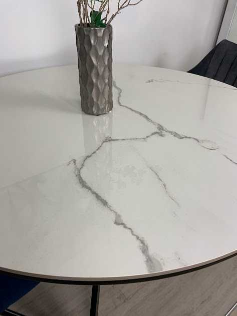 Stół ceramiczny Musso biały marmur  107*77cm