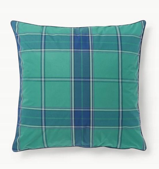 Poszewka na poduszkę z perkalu Scarlet S 80 x D 80 cm